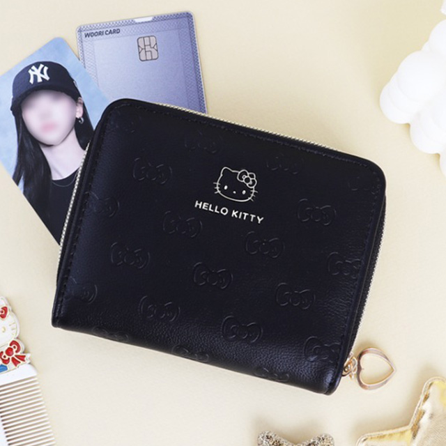Hello Kitty Black Compact Photo Wallet