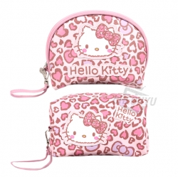 Hello Kitty Pink Leopard Pouch