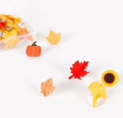 Pushpin Fallen leaf