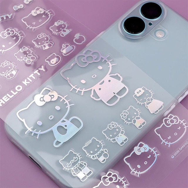 Sanrio Characters Hologram Sticker, 60pcs