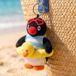 Pingu  Duck Tube Bag Charm 10cm