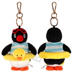 Pingu  Duck Tube Bag Charm 10cm