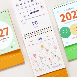 The temperature of the day 2027 Desk Calendar