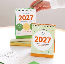 The temperature of the day 2027 Desk Calendar