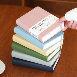 2027 PRISM LEATHER B6 DAILY DIARY