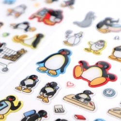 Pingu Syrup Stickers 2D