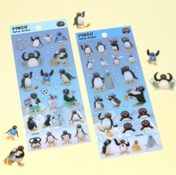 Pingu Syrup Stickers 3D