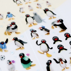 Pingu Syrup Stickers 3D