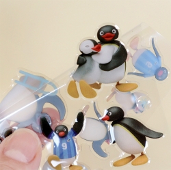Pingu Syrup Stickers 3D