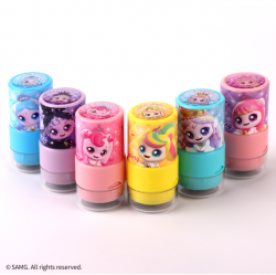 Princess Catch! Teenieping Round Praise Stamp (12pcs Set)