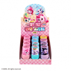 Princess Catch! Teenieping Round Praise Stamp (12pcs Set)