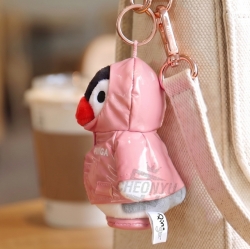 Pinga Raincoat Bag Charm 10cm Pink