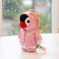 Pinga Raincoat Bag Charm 10cm Pink