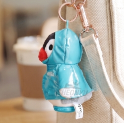 Pinga Raincoat Bag Charm 10cm Mint
