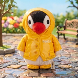 Pinga Raincoat Bag Charm 10cm Yellow