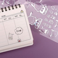 Sanrio Characters Hologram Sticker, 60pcs