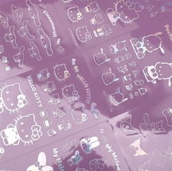 Sanrio Characters Hologram Sticker, 60pcs
