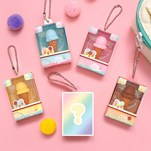 Random Ice-cream Mini Keyring, 10pcs