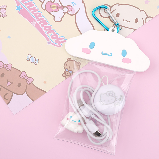 Sanrio Characters Peekaboo Card Case Keyring Cinnamoroll