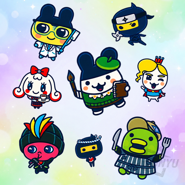 Tamagotchi Deco Petit Sticker