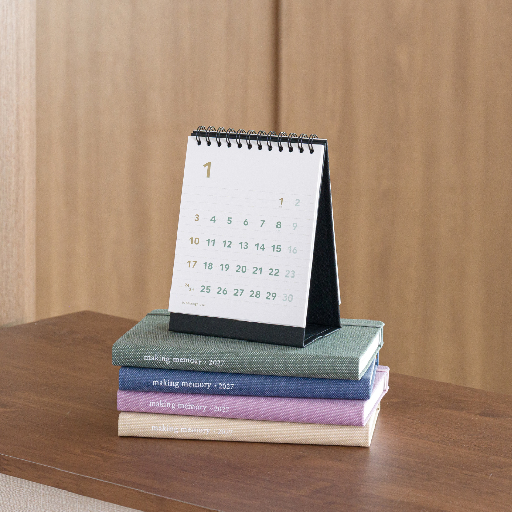 desk calendar mini 2027