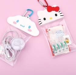 Sanrio Characters Peekaboo Card Case Keyring Hello Kitty