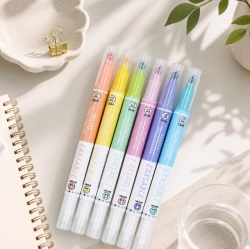 Erasable Dual Highlighter 3COLORS, Random