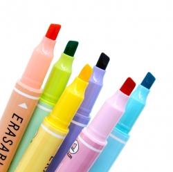 Erasable Dual Highlighter 3COLORS, Random
