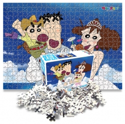 Crayon Shin-chan 500-Piece Jigsaw Puzzle – Honeymoon Hurricane