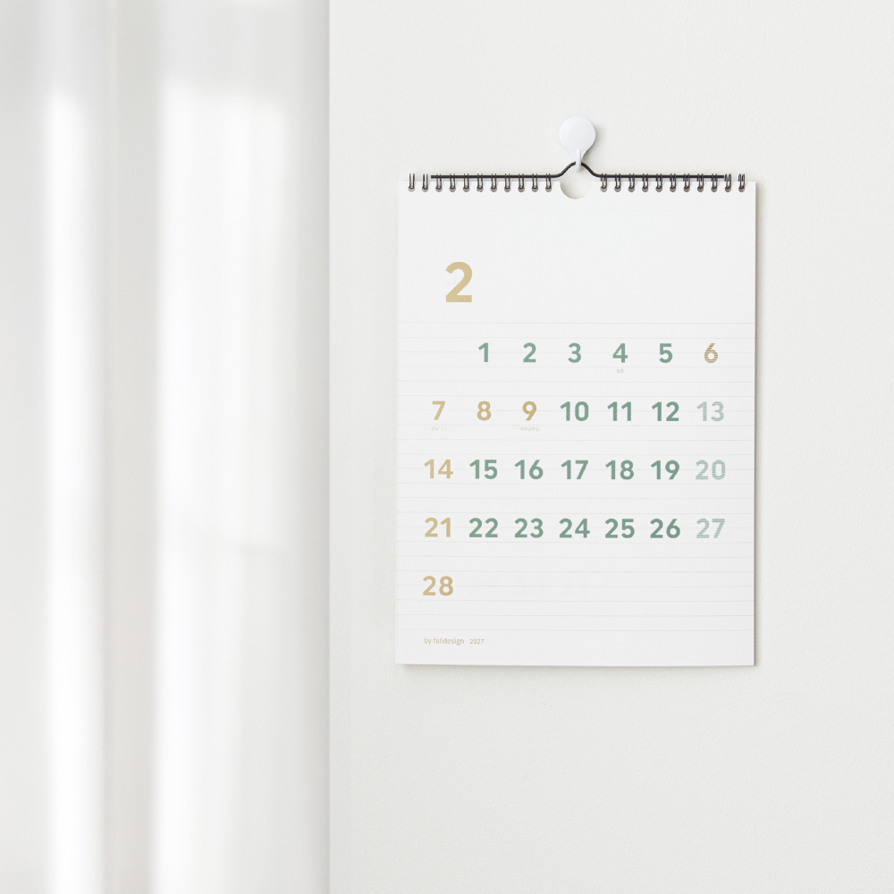 wall calendar large 2027