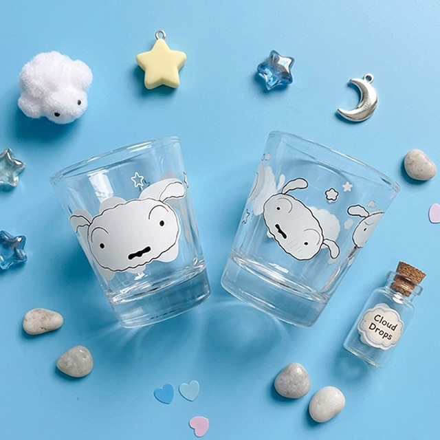 Crayon Shin-chan Shiro Color-Changing Mini Glass 2-Piece Set