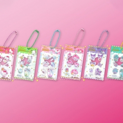 Sanrio Characters Super Cute Candy Bonbon Sticker Keyring (Random)