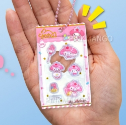 Sanrio Characters Super Cute Candy Bonbon Sticker Keyring (Random)