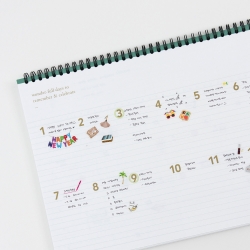 2nd Planner A4 Wide Weekly 2027