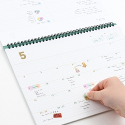 2nd planner A4 wide monthly 2027