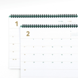 2nd planner A4 wide monthly 2027