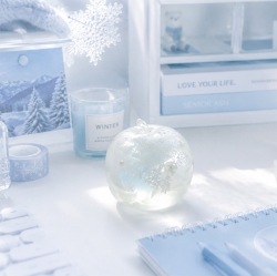 Snow Flake Apple Squishy Slime