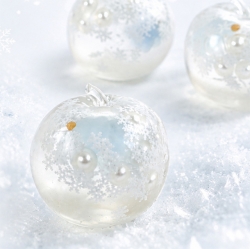Snow Flake Apple Squishy Slime