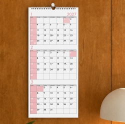 2027-2028 Rainbow Wall Calendar