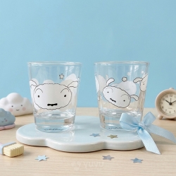 Crayon Shin-chan Shiro Color-Changing Mini Glass 2-Piece Set