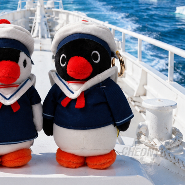Pingu Marine Sailor Bag Charm 10cm