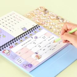 Choonsik 2027 Small Desk Calendar Happy Mix