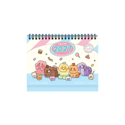 Choonsik 2027 Small Desk Calendar Happy Mix