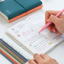 2027 The temperature of the day Slim Weekly Diary