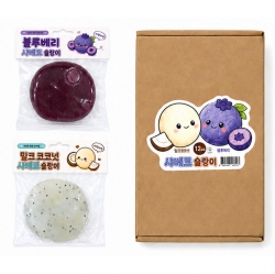 Blueberry & Coconut Sherbet Slime Squishy, Random