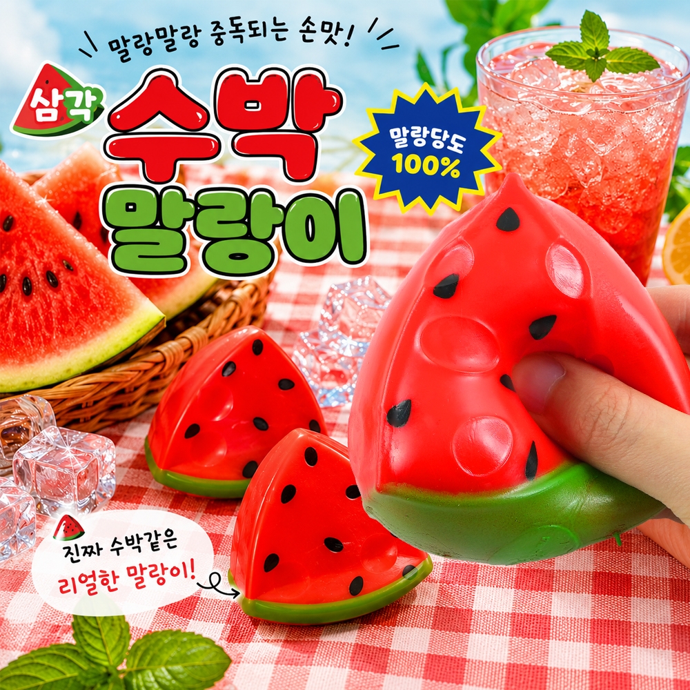 삼각 수박 말랑이
