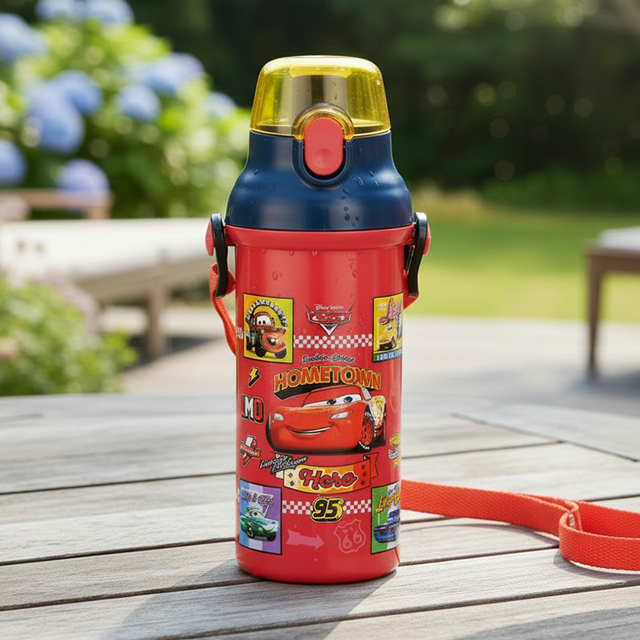 Cars One Touch Water Bottle 480ml