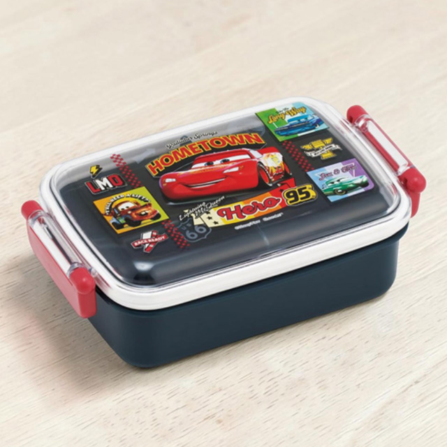 Cars Dome Shape 1 Tier Square Lunch Box 450ml