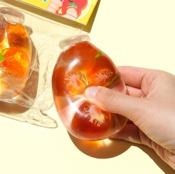 Tomato Water Bottle Shape Squishy Slime