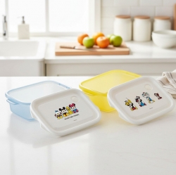 Mickey & Friends Easy Storage Container 2P Set 500ml